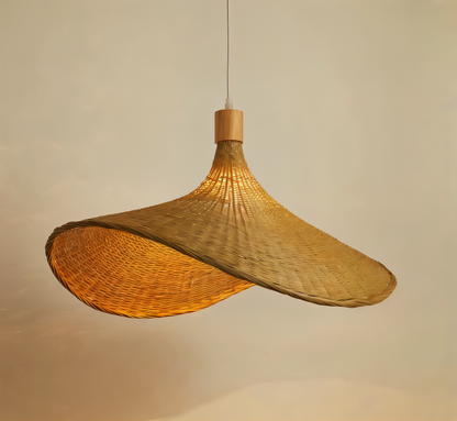 Kaito – Lustre en bambou et rotin