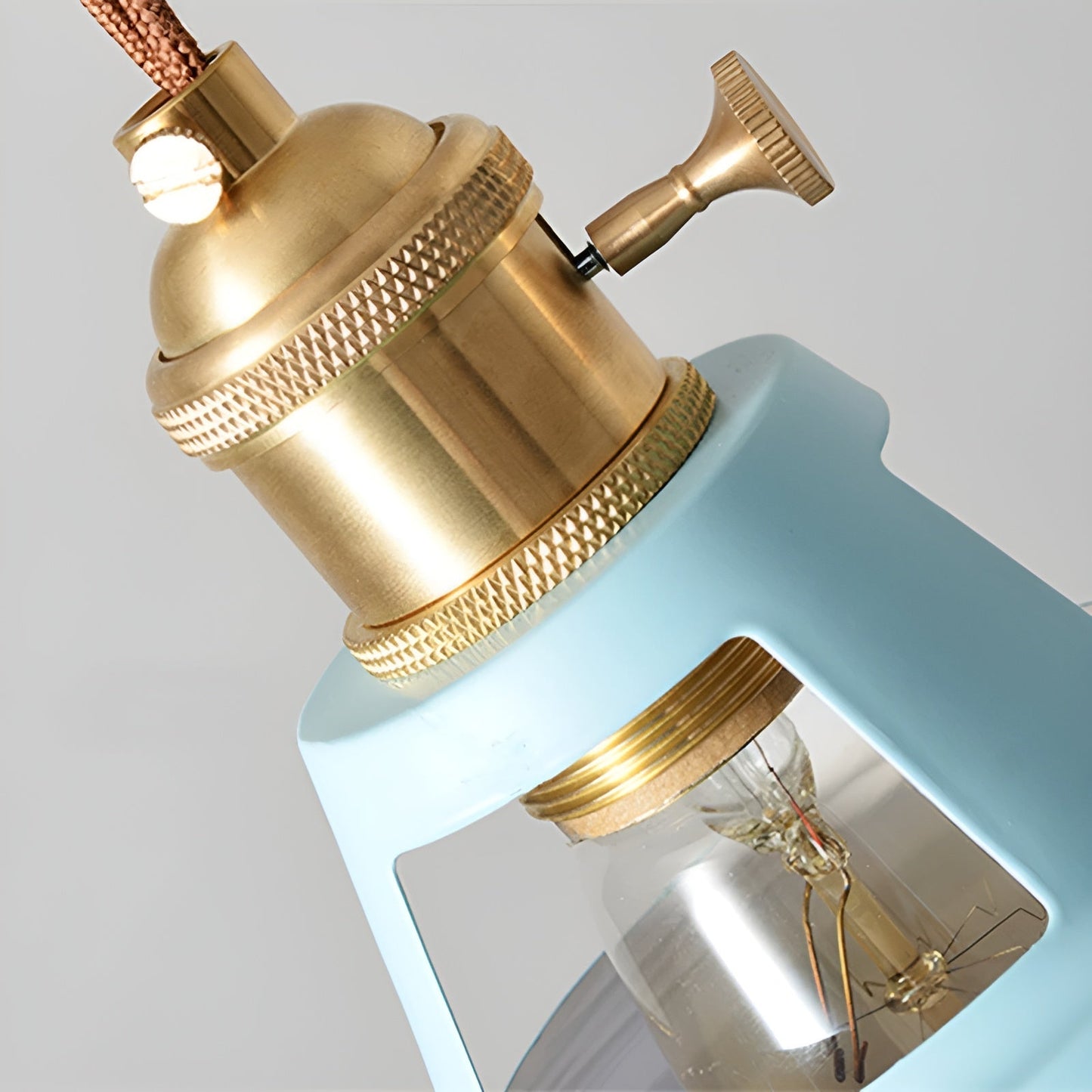 BarnFlare - Suspension LED industrielle colorée style macaron