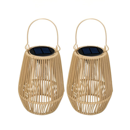 Vera – Lanterne en Vigne Fabriquée à la Main à Énergie Solaire