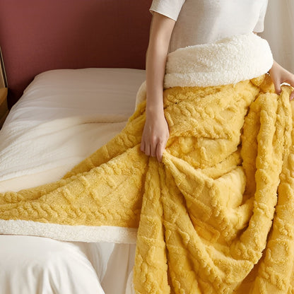 Cozy Cuddle - Couverture en cachemire polaire double face pour des nuits chaleureuses et stylées