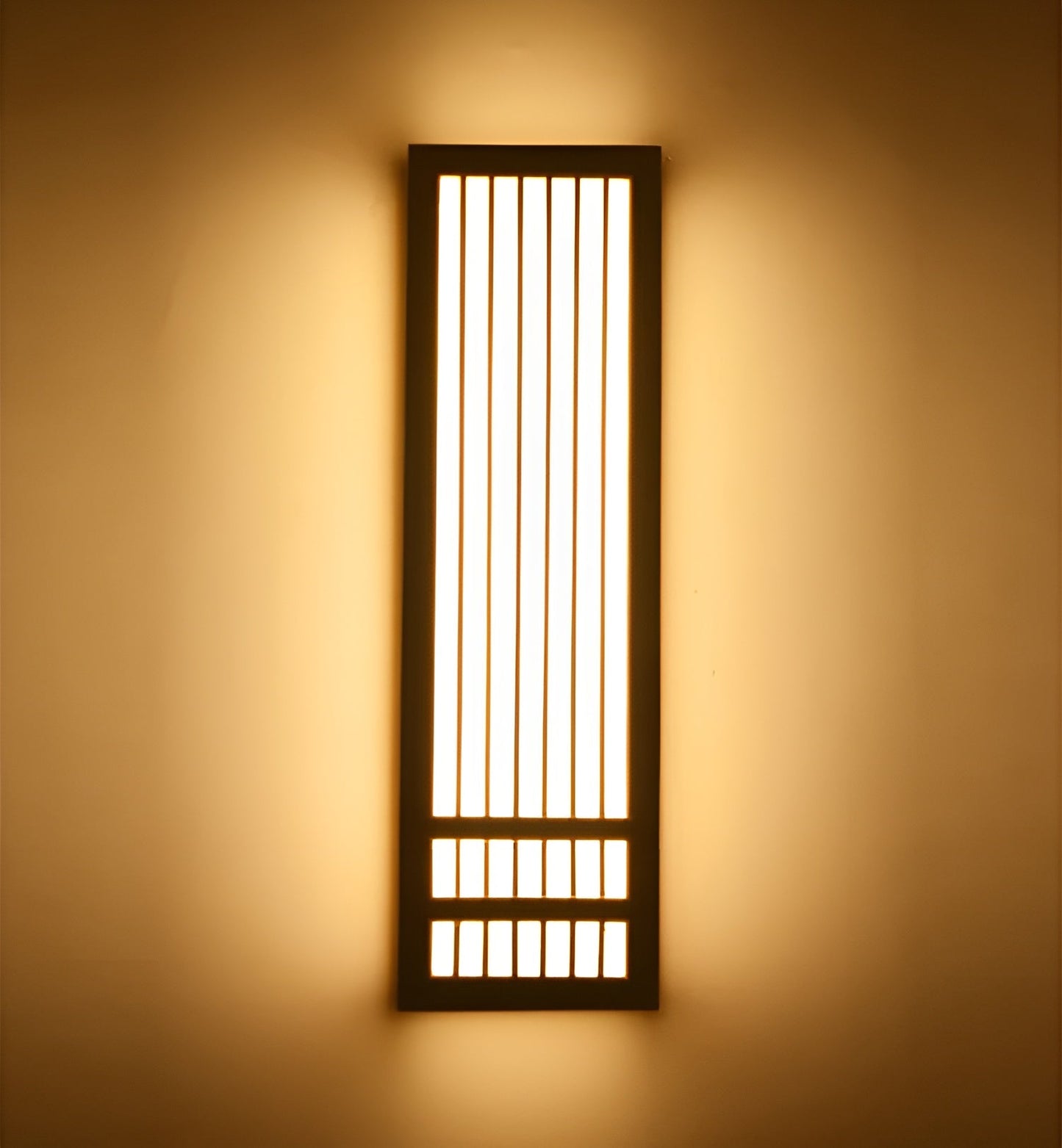 Applique Japandi DoaGlow – Lampe murale en bois et acrylique au design japonais moderne