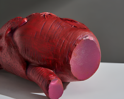 Cœur de Bambou – Vase en forme de cœur en bambou et bois naturel