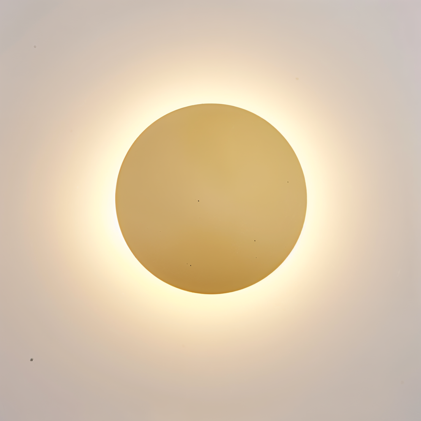 Applique FullHalo – Lampe murale ronde en métal disponible en noir, blanc ou doré