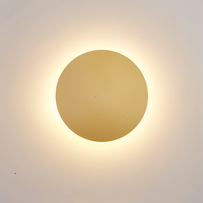 Applique FullHalo – Lampe murale ronde en métal disponible en noir, blanc ou doré