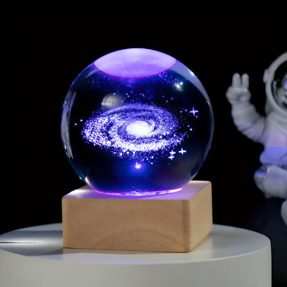 Sphere Stellaire – Veilleuse LED avec effet galaxie