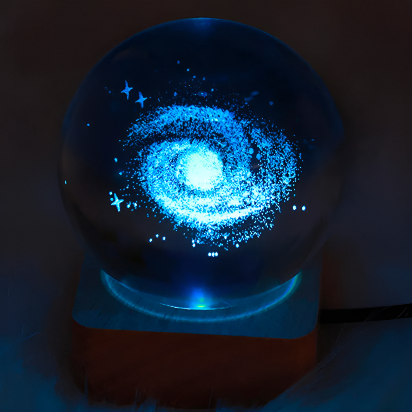 Sphere Stellaire – Veilleuse LED avec effet galaxie