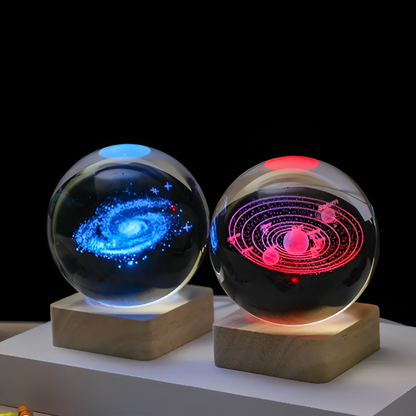 Sphere Stellaire – Veilleuse LED avec effet galaxie