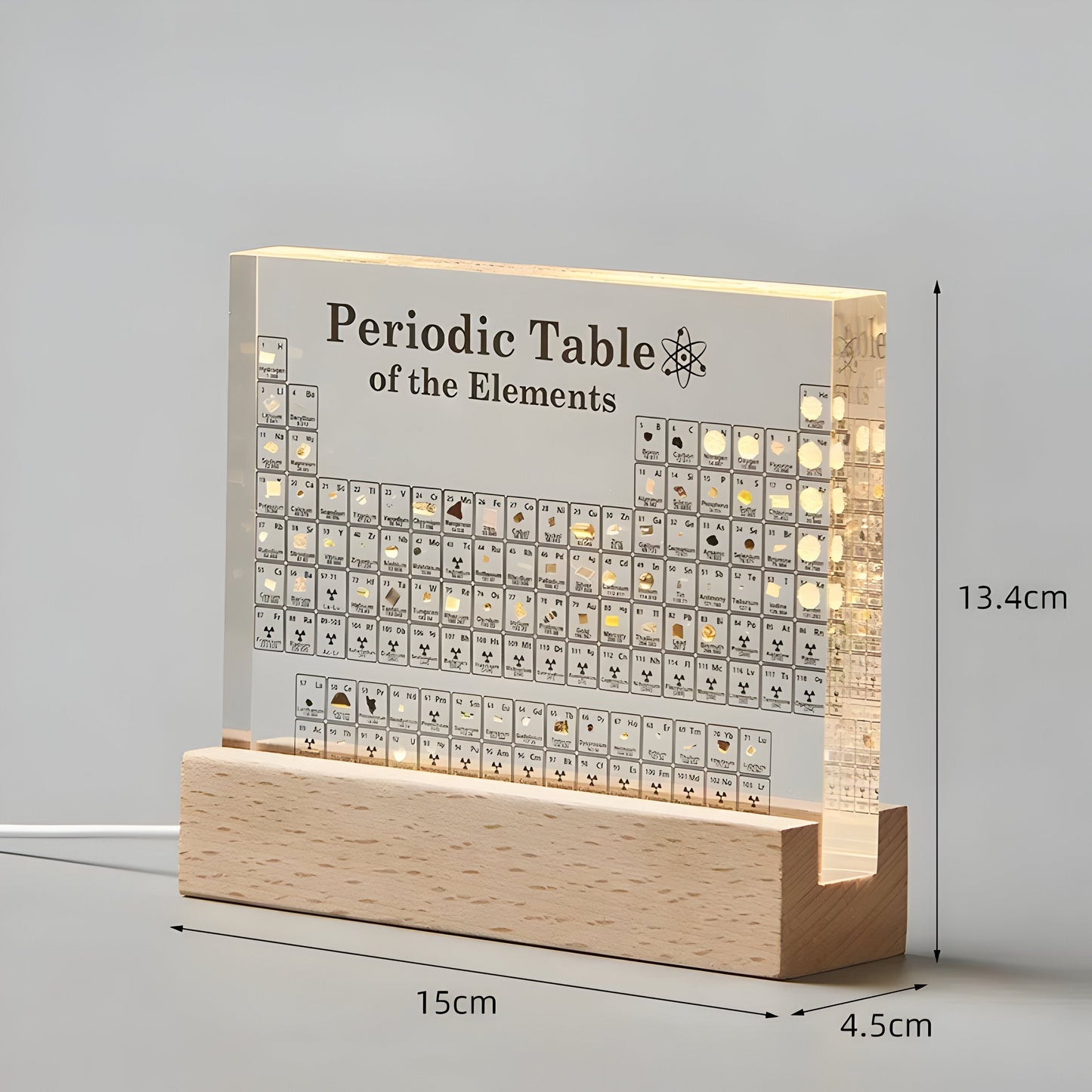 Aurelia – Tableau périodique en acrylique 3D
