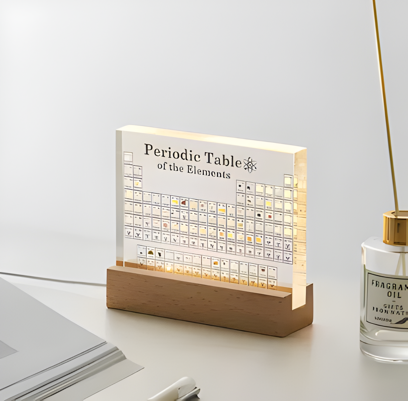 Aurelia – Tableau périodique en acrylique 3D