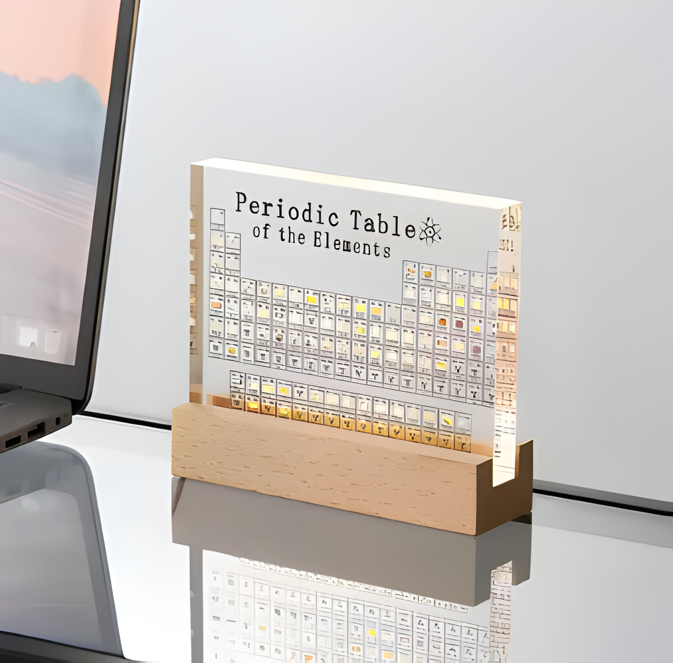 Aurelia – Tableau périodique en acrylique 3D