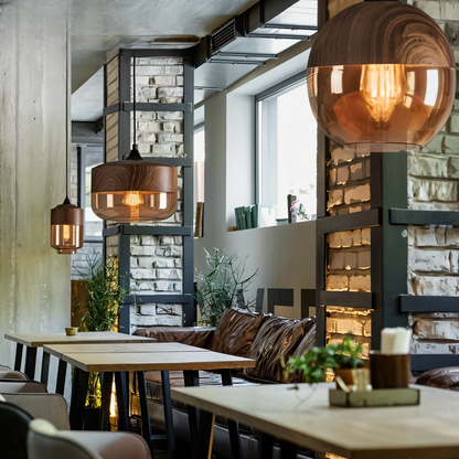 Éclat Nordique – Suspension en verre au style loft moderne inspiré du design scandinave