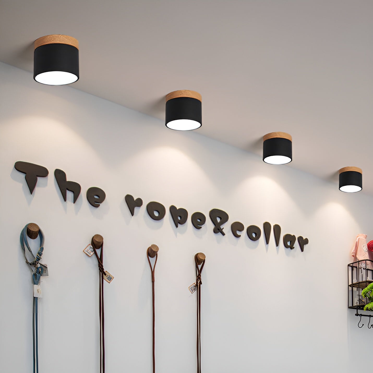 Lueur Sucree – Lampe pastel avec finition bois