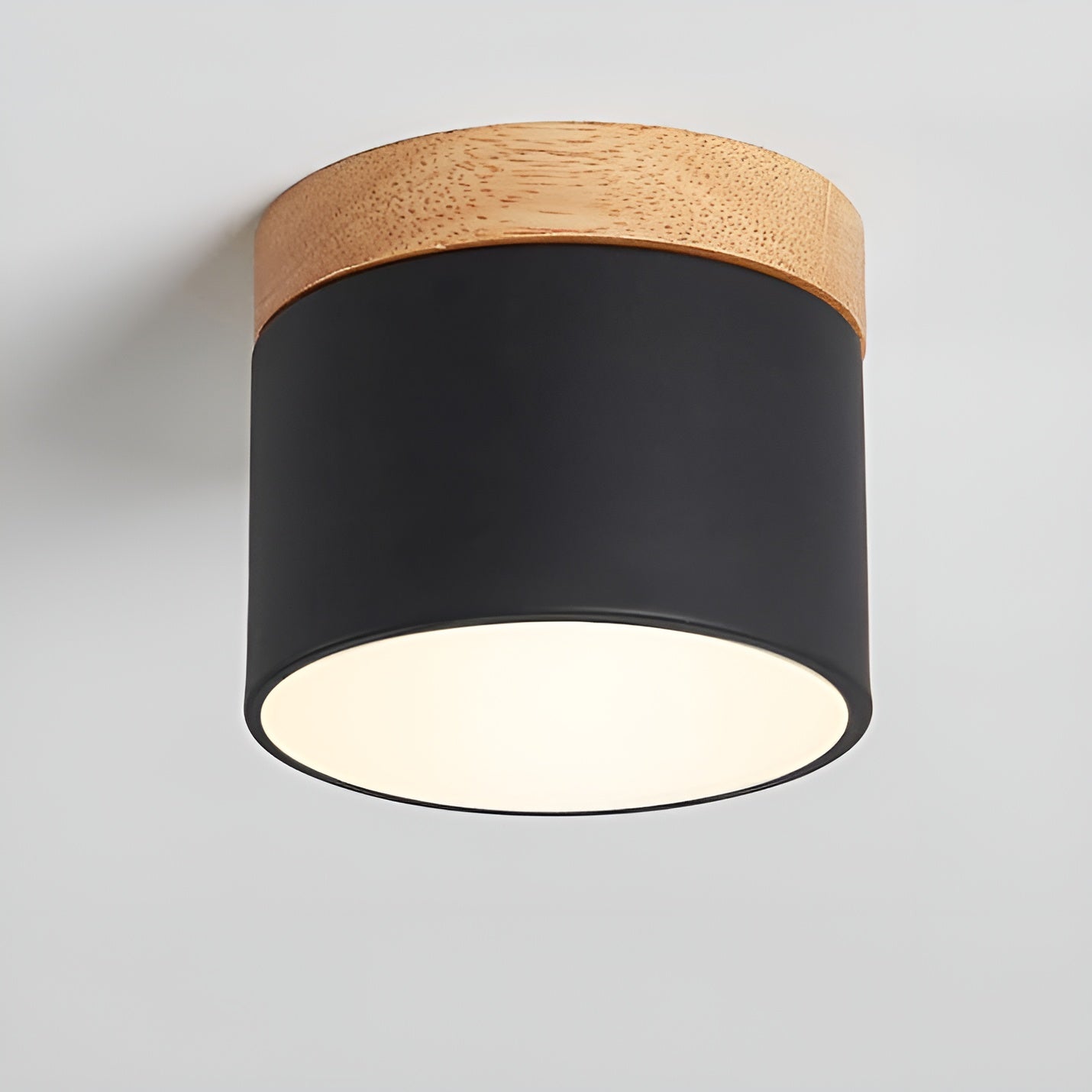 Lueur Sucree – Lampe pastel avec finition bois