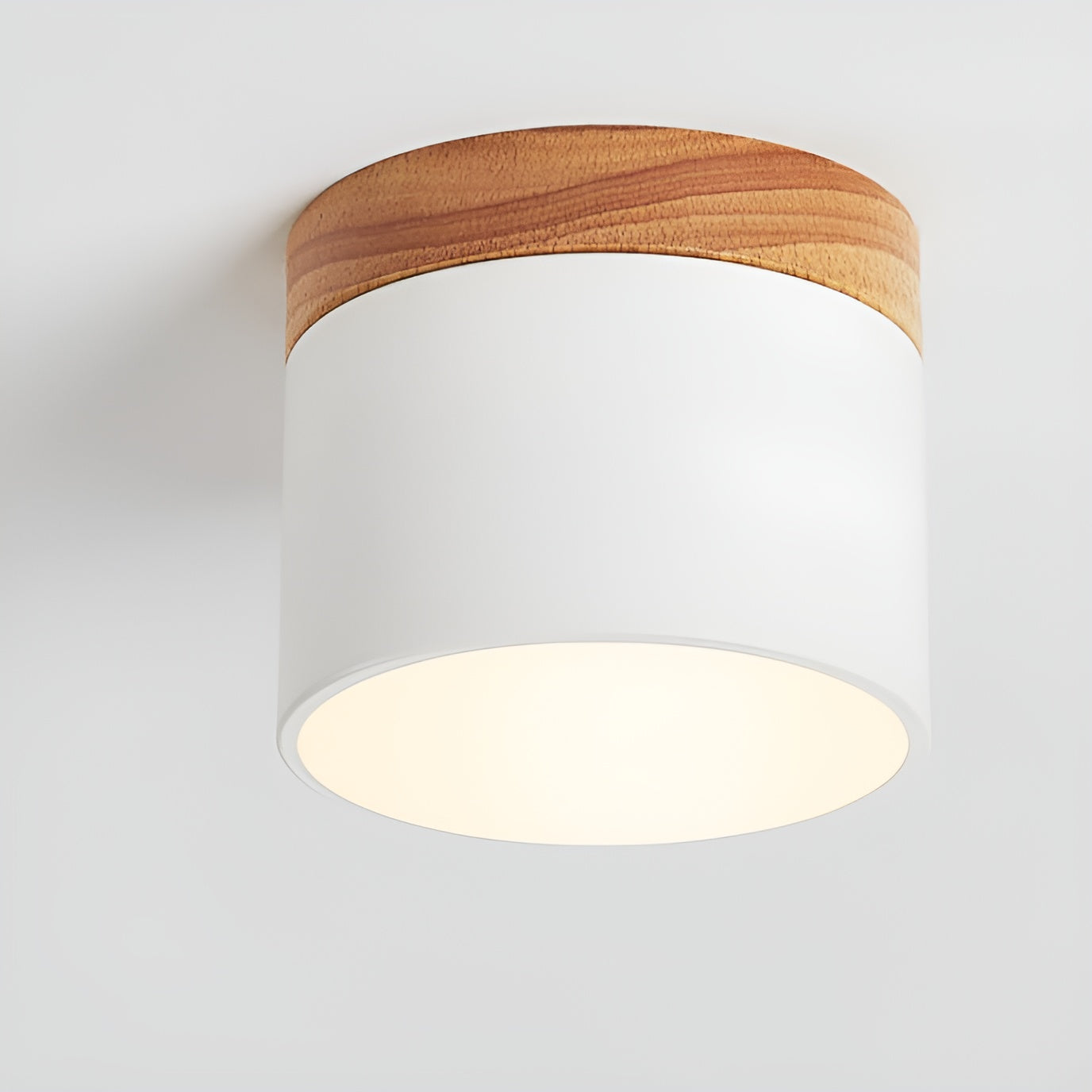 Lueur Sucree – Lampe pastel avec finition bois
