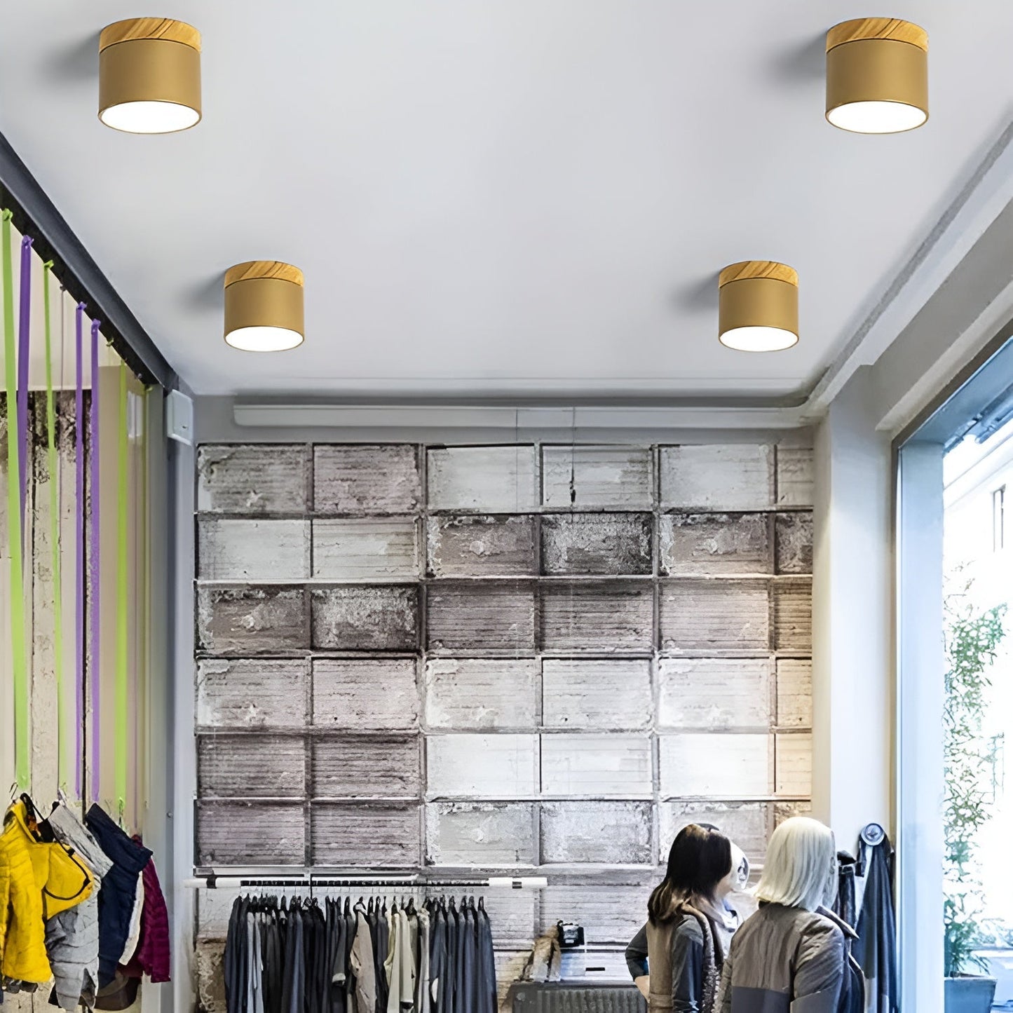 Lueur Sucree – Lampe pastel avec finition bois