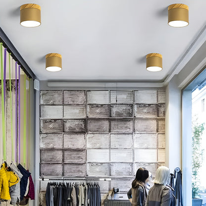 Lueur Sucree – Lampe pastel avec finition bois