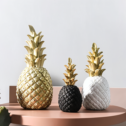 Phineas – Décoration ananas stylisée en résine pour accents d'été