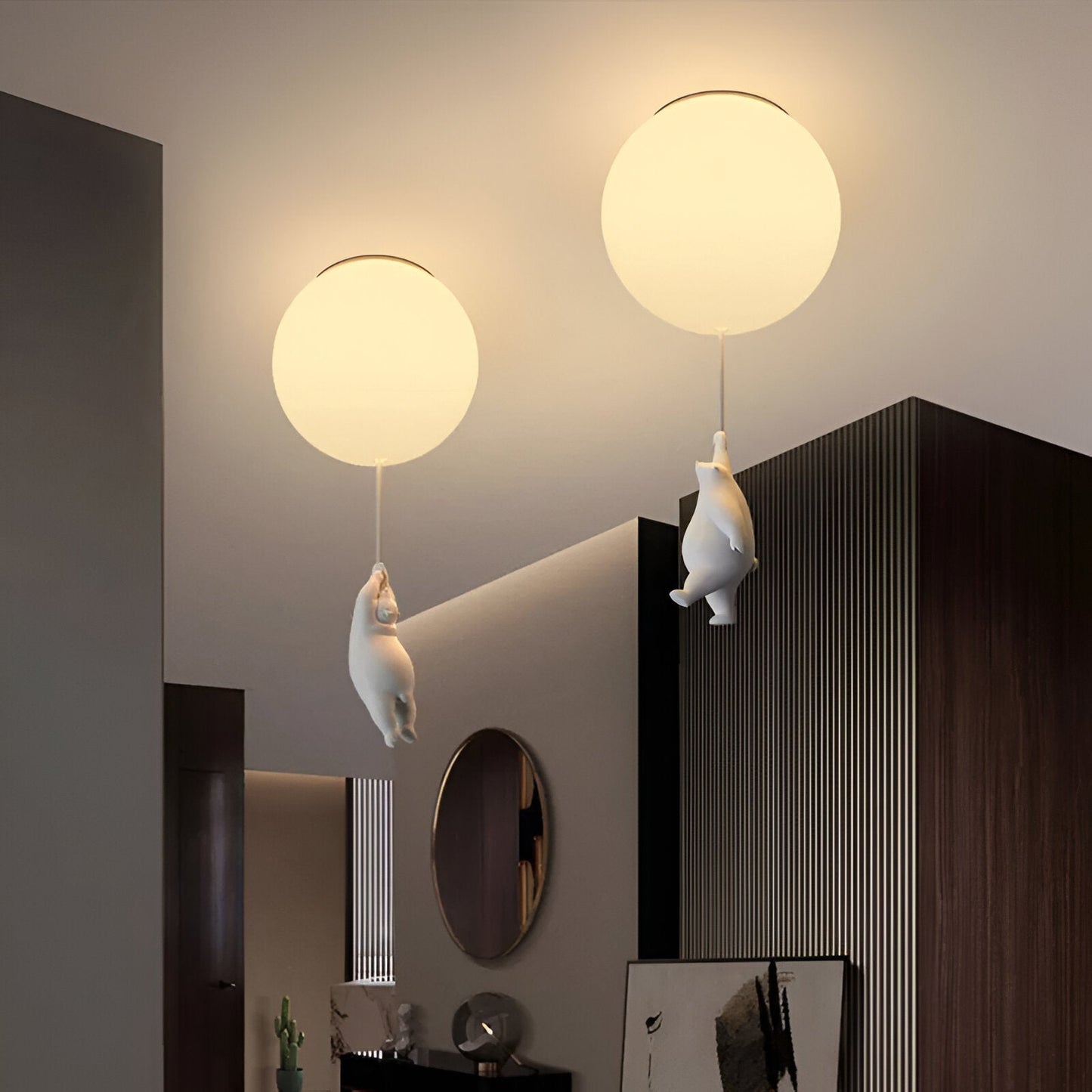 OursNuage – Lampe enfantine au style animal tendre