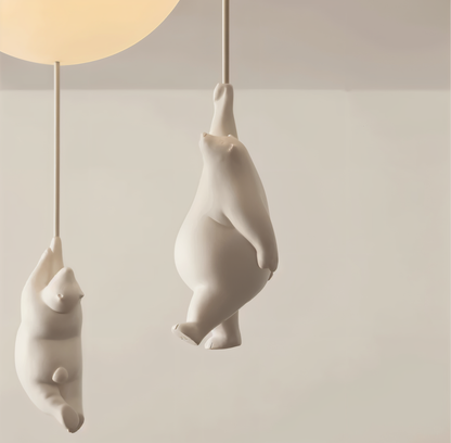 OursNuage – Lampe enfantine au style animal tendre