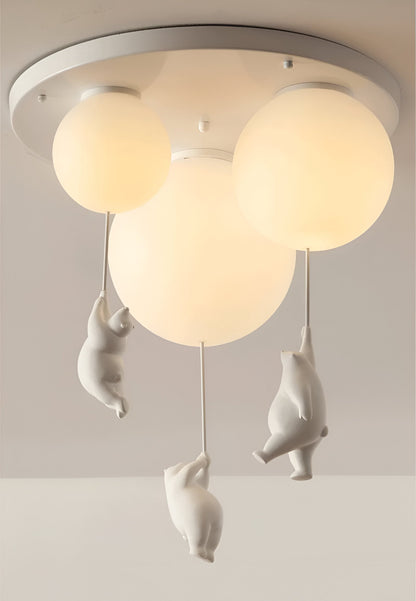 OursNuage – Lampe enfantine au style animal tendre