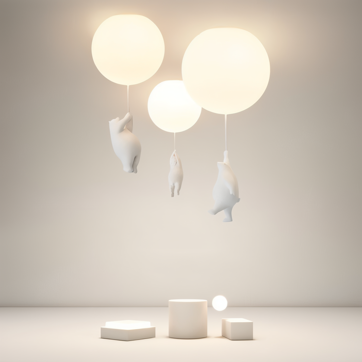 OursNuage – Lampe enfantine au style animal tendre