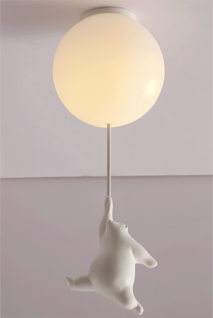 OursNuage – Lampe enfantine au style animal tendre