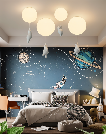 OursNuage – Lampe enfantine au style animal tendre