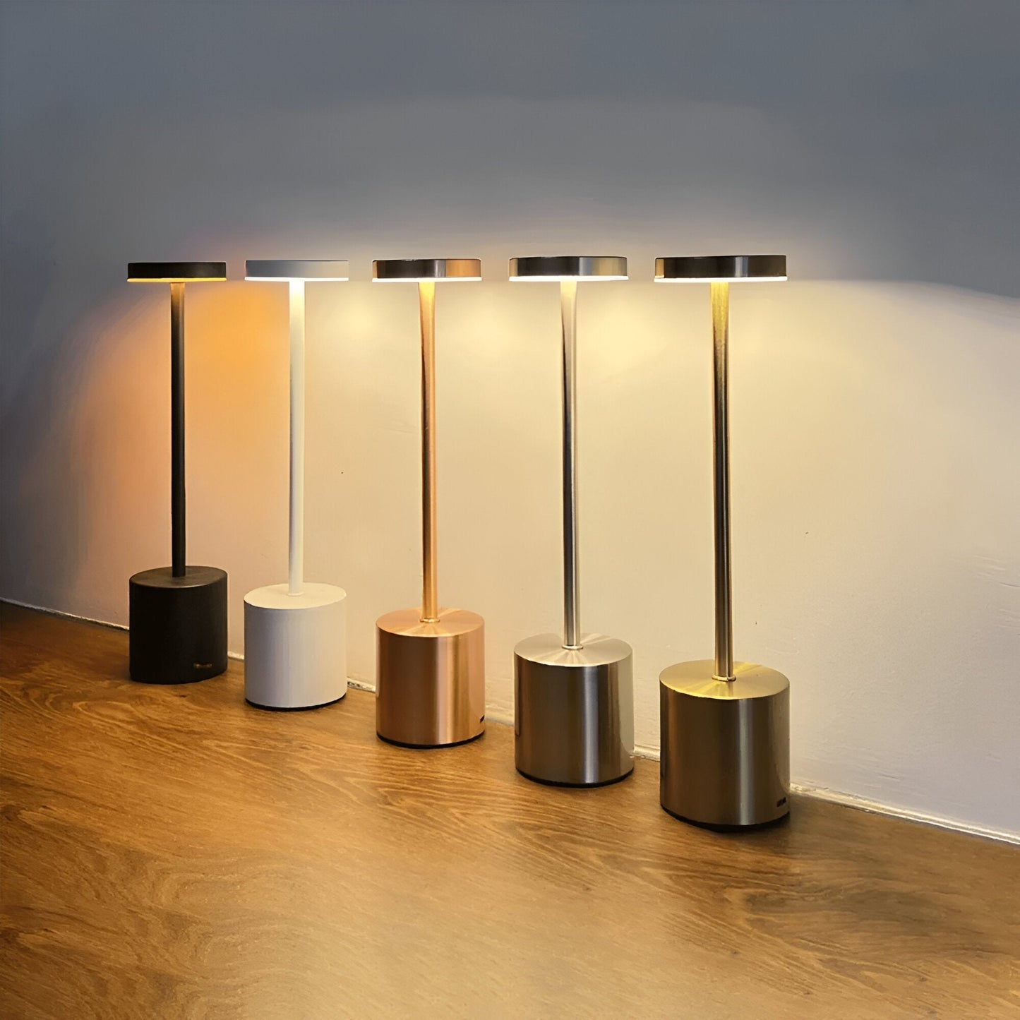 Velumo – Lampe de table LED style rétro avec station de charge sans fil