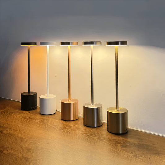 Velumo – Lampe de table LED style rétro avec station de charge sans fil