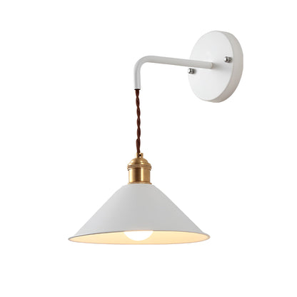 Applique murale vintage rétro - Lampe murale en métal en forme de cône