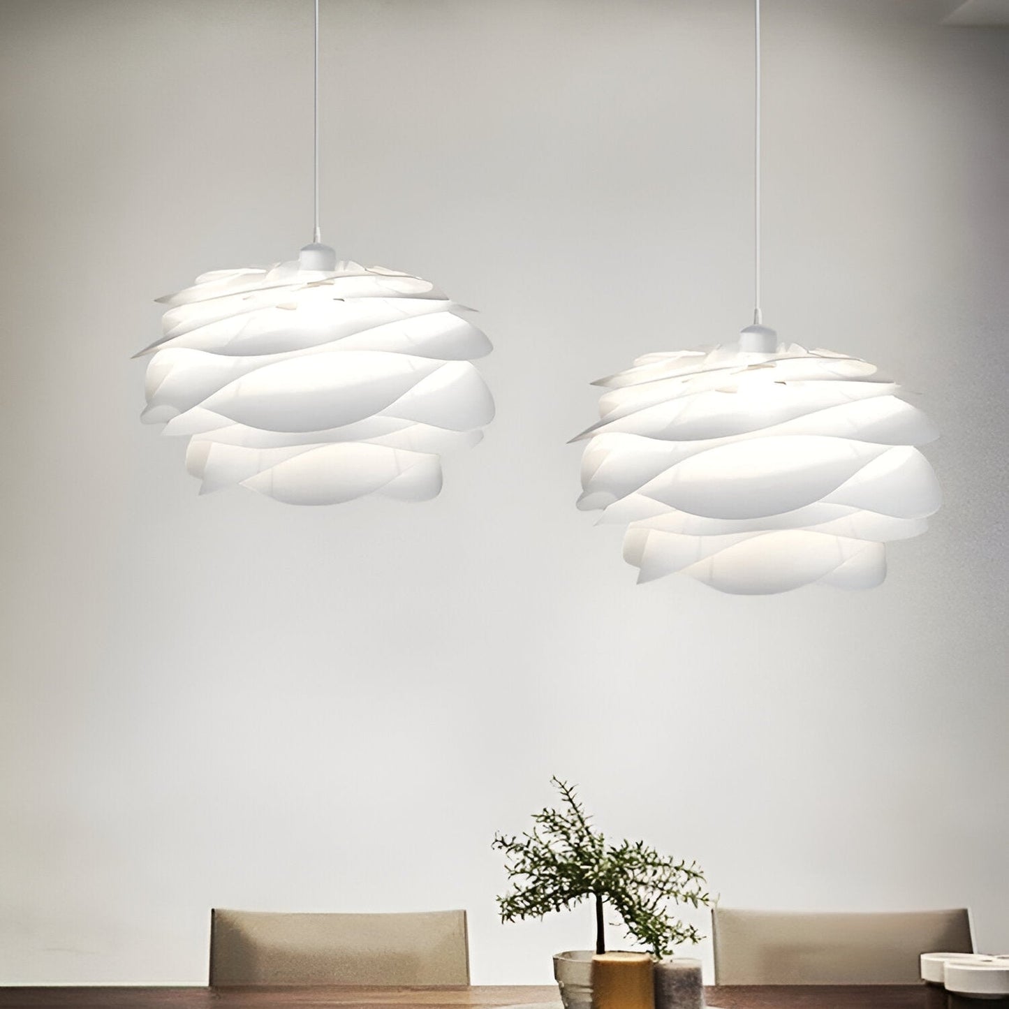 Elina – Lampe suspendue LED florale