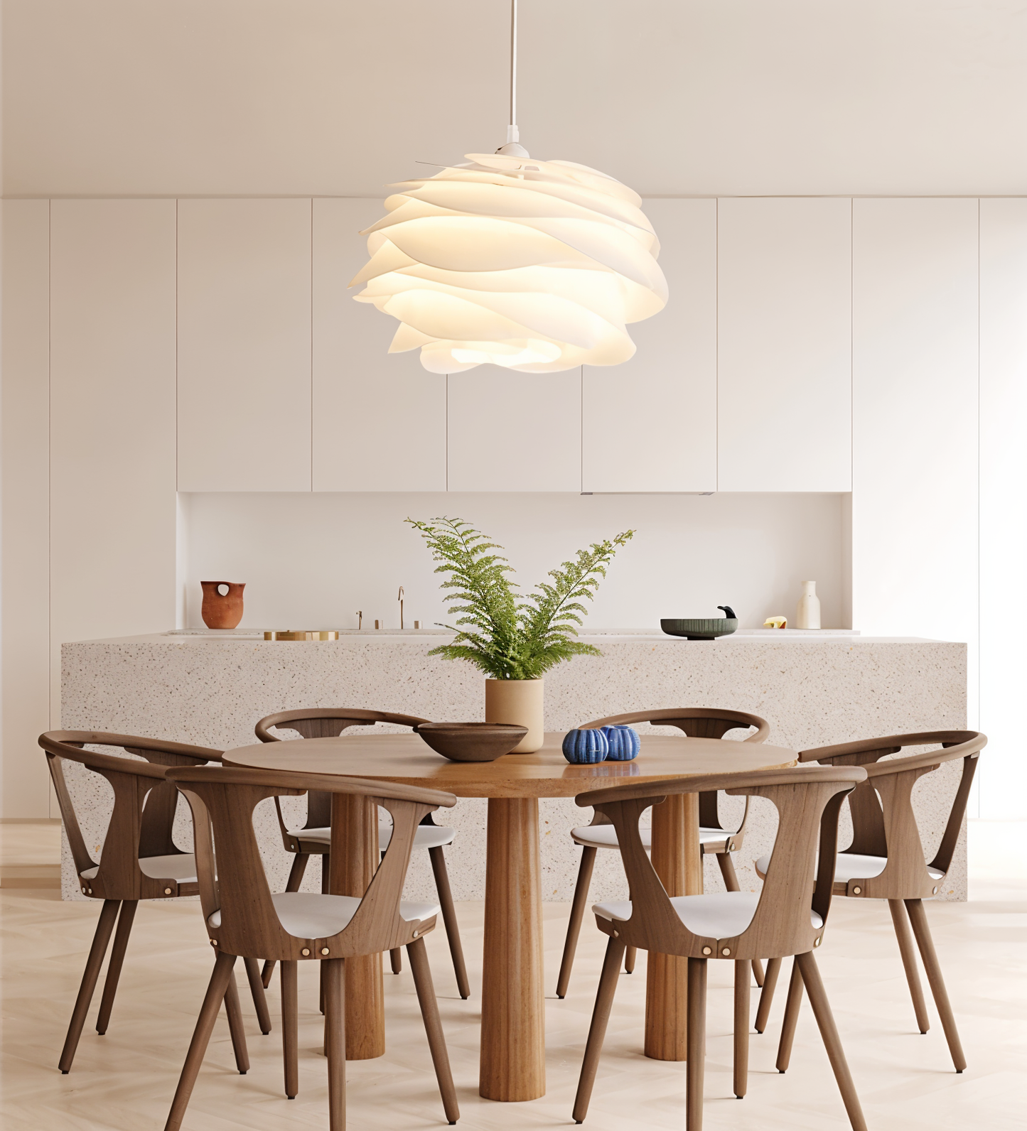 Elina – Lampe suspendue LED florale