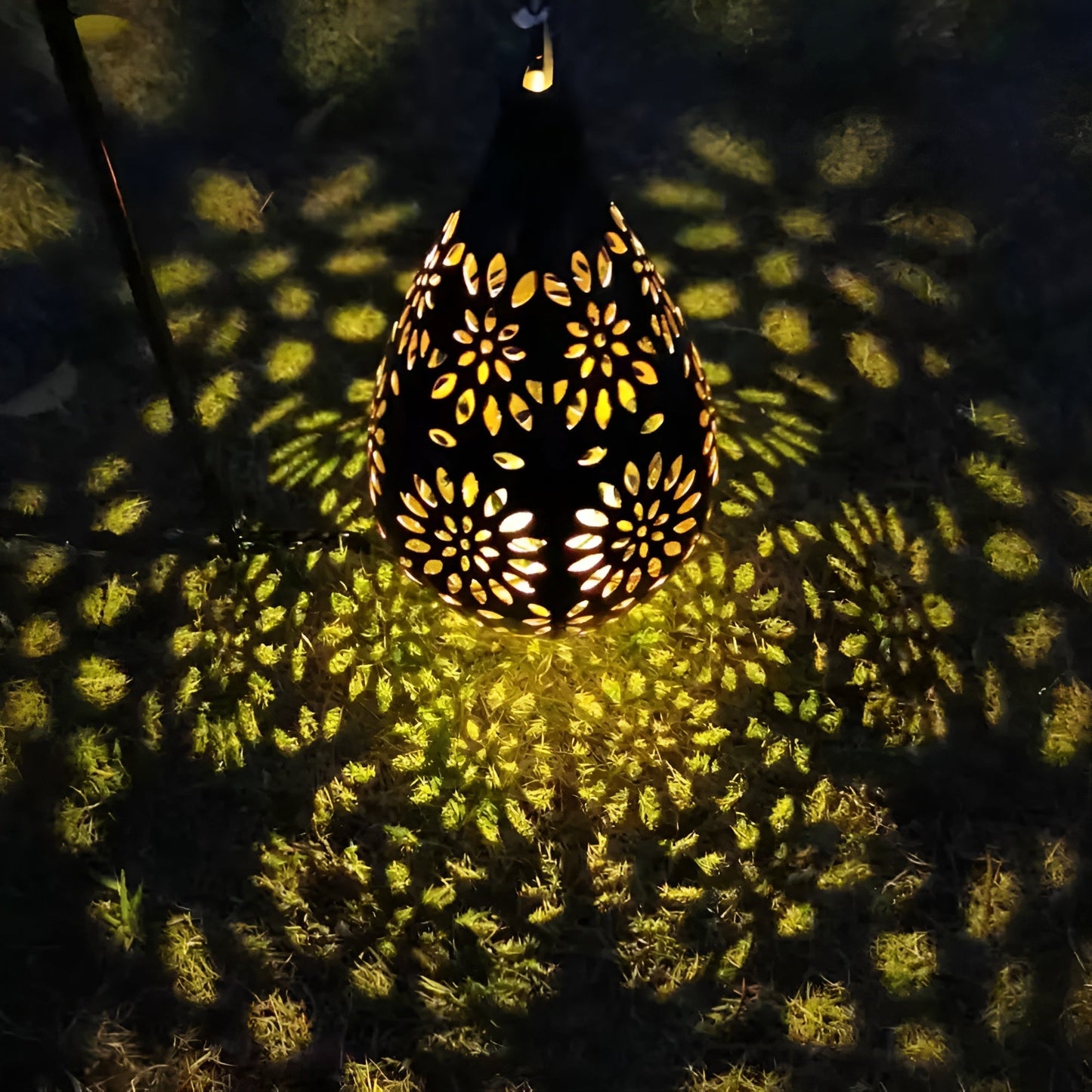 SolÉclat Jardin – Lumière solaire à motifs ajourés