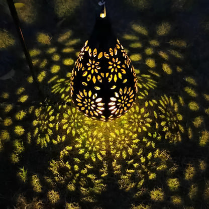 SolÉclat Jardin – Lumière solaire à motifs ajourés