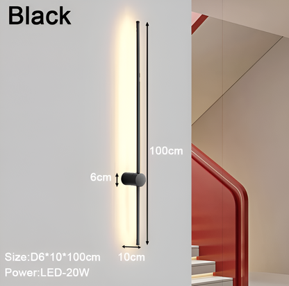Ligne Scandinave – Applique murale LED linéaire au style épuré nordique
