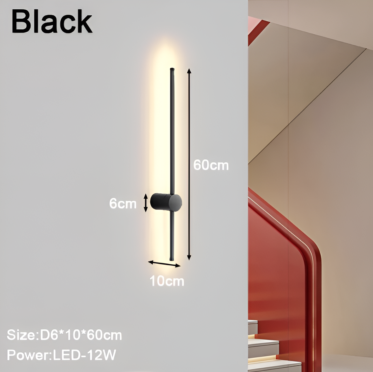 Ligne Scandinave – Applique murale LED linéaire au style épuré nordique