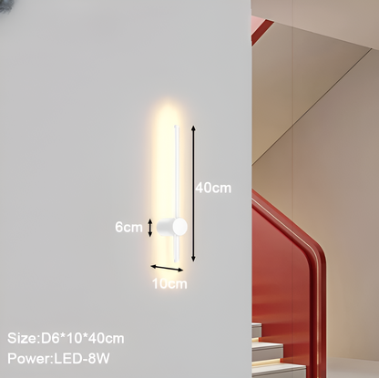 Ligne Scandinave – Applique murale LED linéaire au style épuré nordique