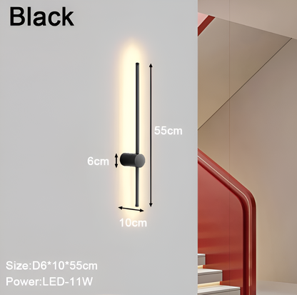 Ligne Scandinave – Applique murale LED linéaire au style épuré nordique