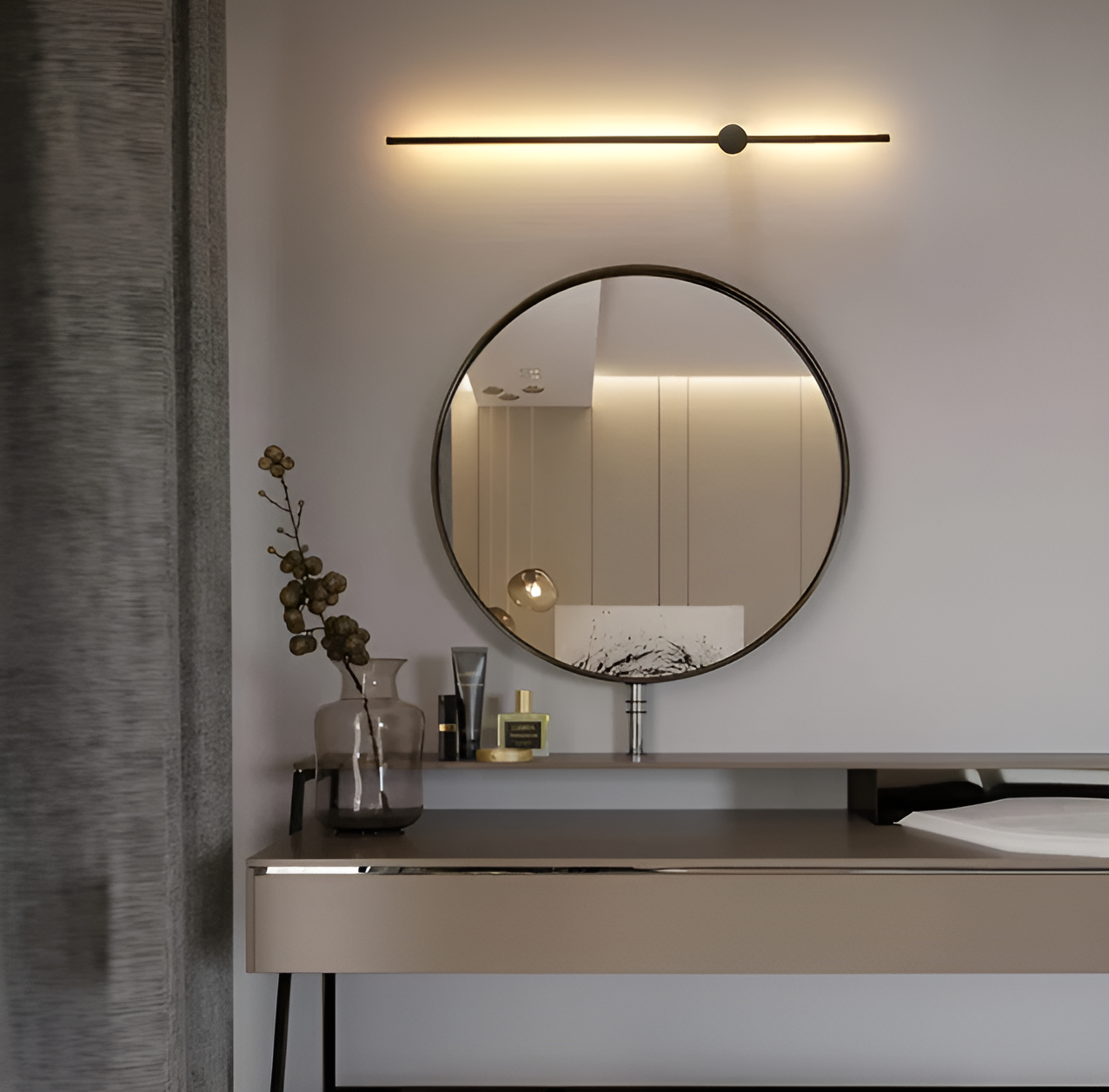 Ligne Scandinave – Applique murale LED linéaire au style épuré nordique