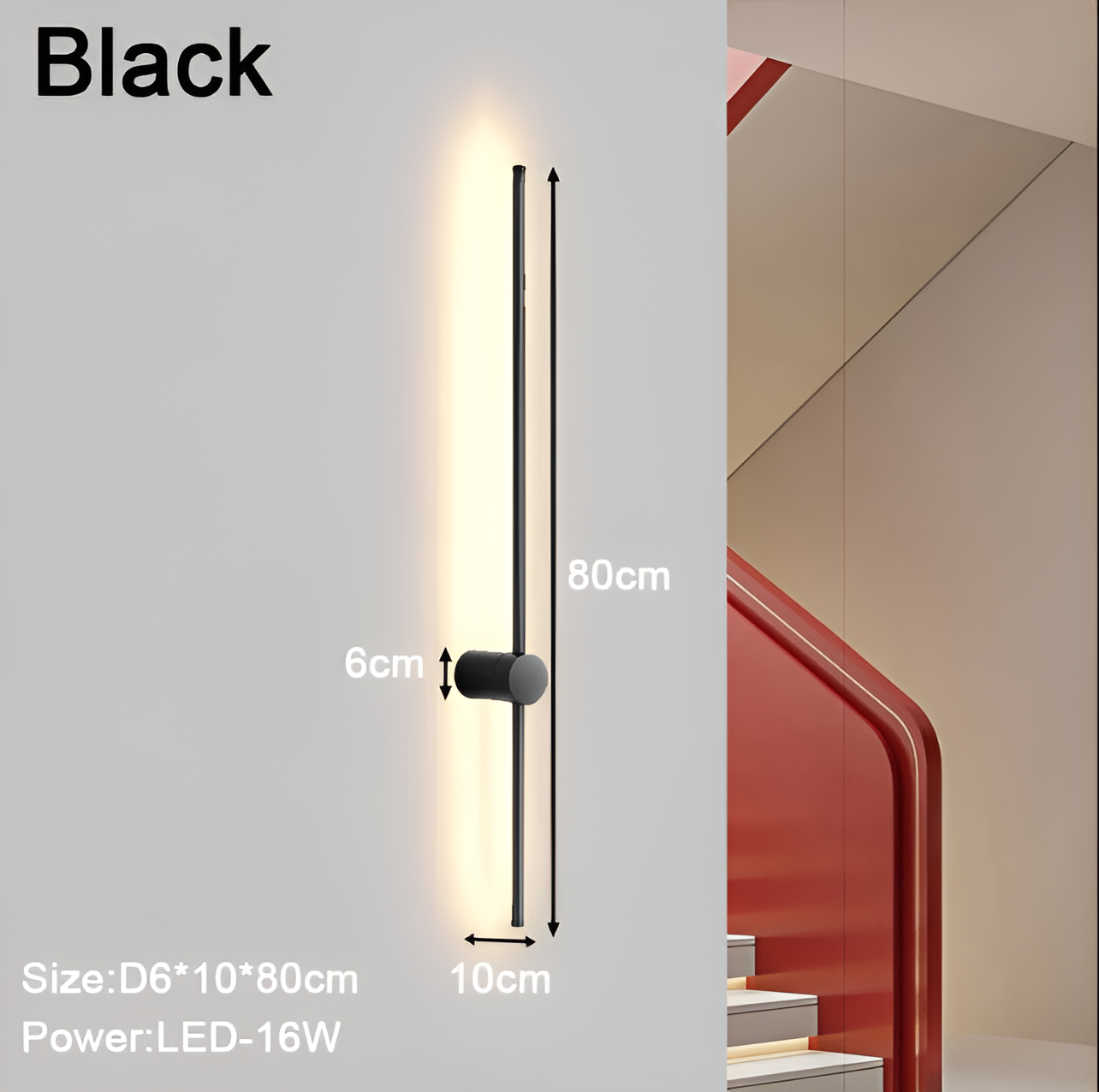 Ligne Scandinave – Applique murale LED linéaire au style épuré nordique