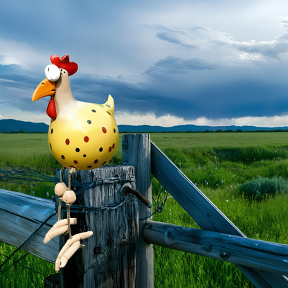 Caeloria – Figurine de jardin Coq