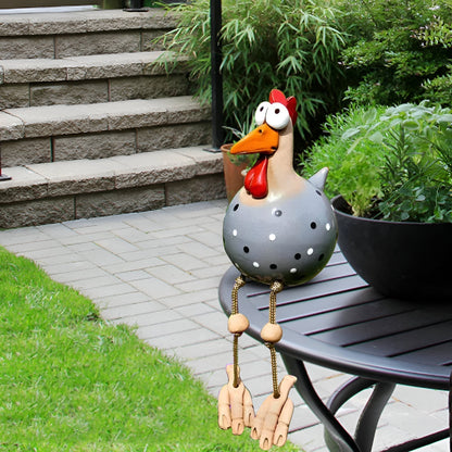 Caeloria – Figurine de jardin Coq