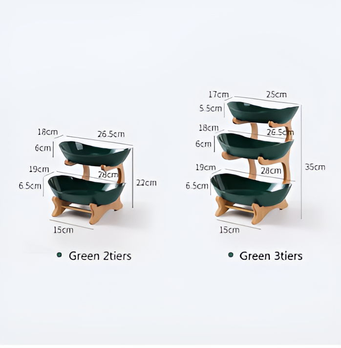 BoisPur Étagère – Corbeille minimaliste en bois sculpté