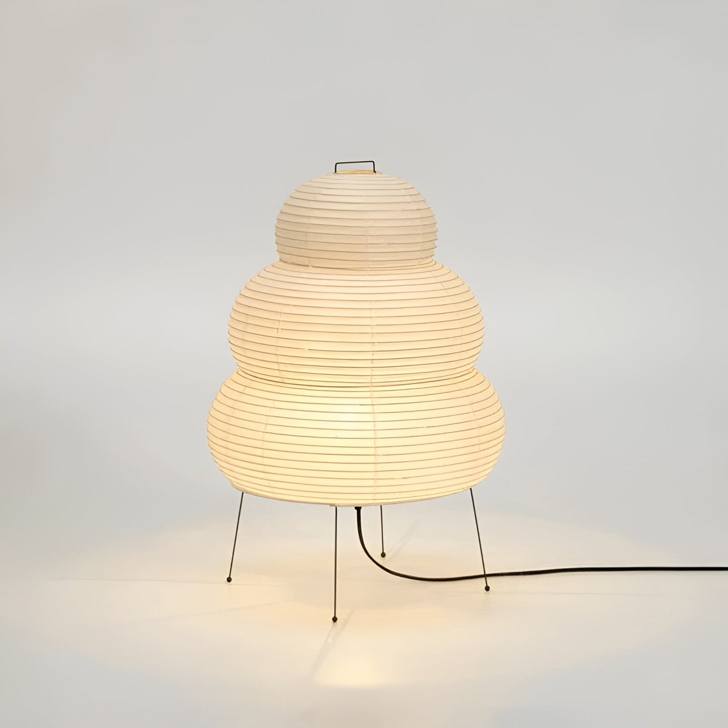 Lumiere Zen – Lampadaire en papier de riz style japonais