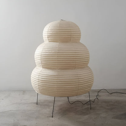 Lumiere Zen – Lampadaire en papier de riz style japonais