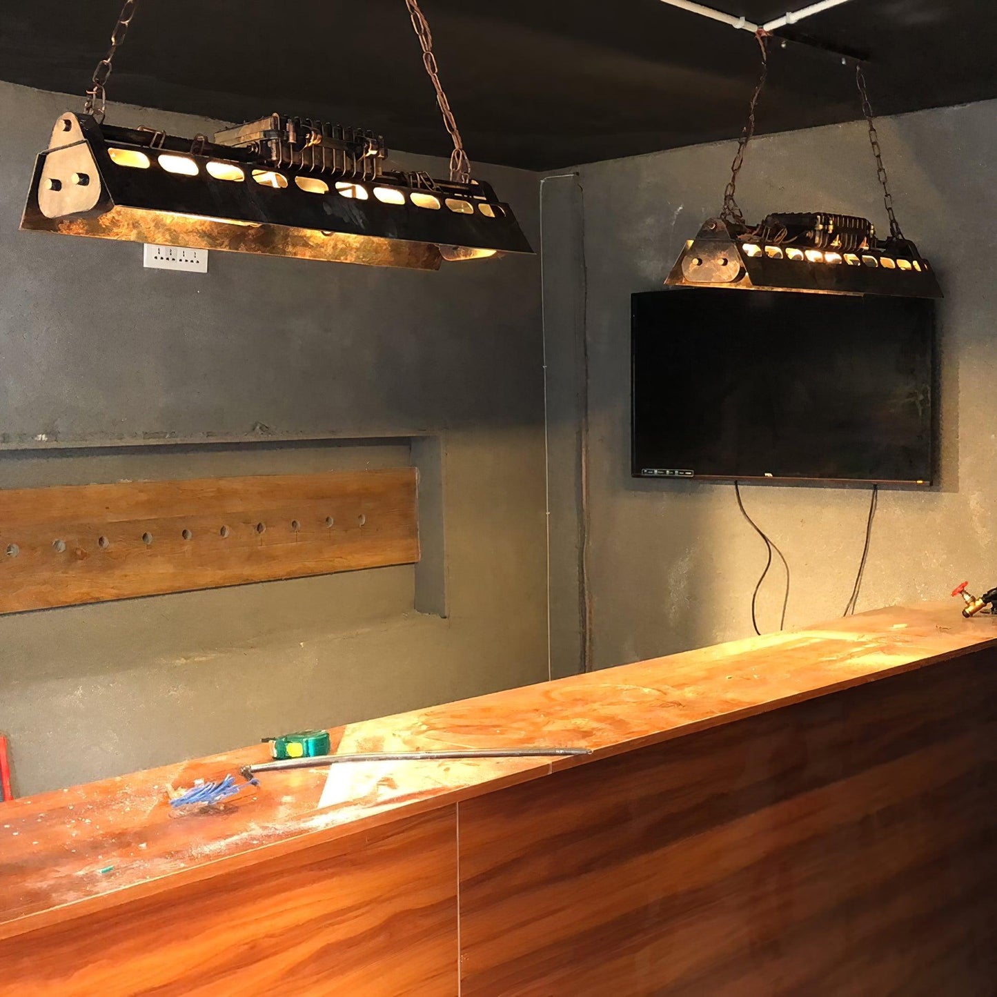 Dorian – Kronleuchter industriel steampunk