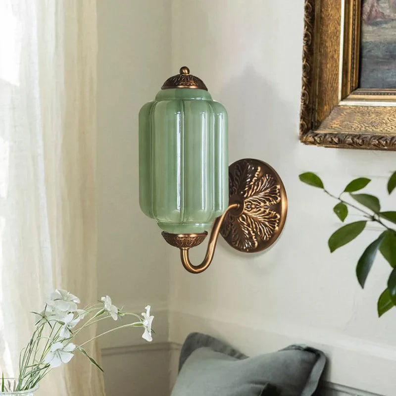 Momoka – Applique Murale en Verre Citrouille Rétro