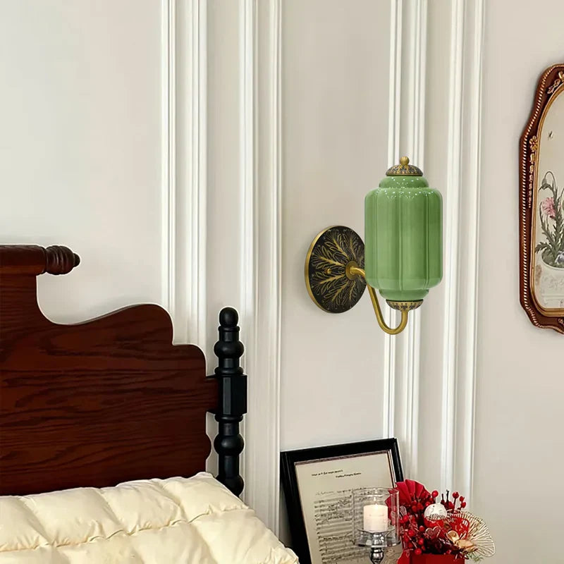 Momoka – Applique Murale en Verre Citrouille Rétro