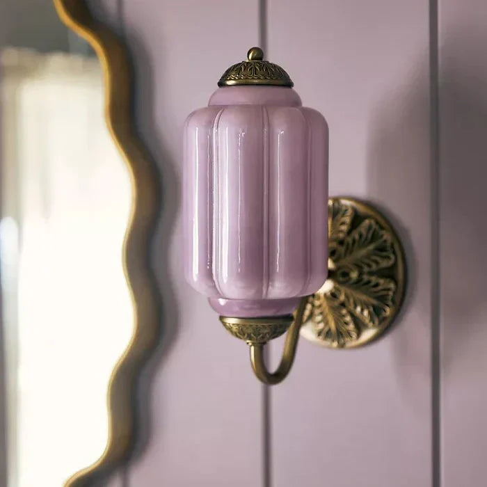 Momoka – Applique Murale en Verre Citrouille Rétro