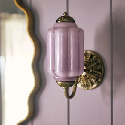 Momoka – Applique Murale en Verre Citrouille Rétro